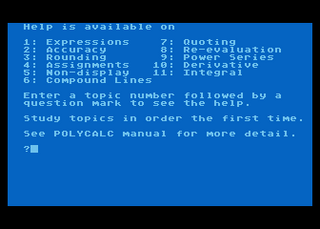 Atari GameBase Polycalc APX 1981
