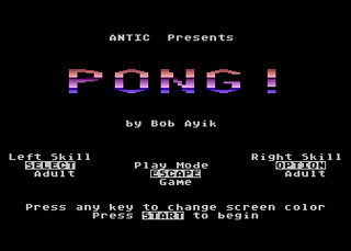 Atari GameBase Pong! (No_Publisher) 1988