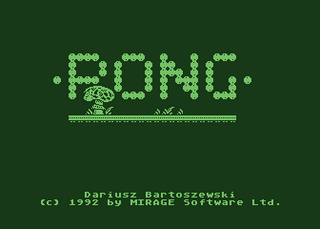 Atari GameBase Pong Mirage_Software 1992
