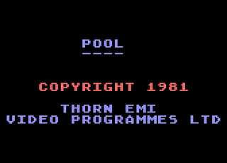 Atari GameBase Pool Thorn_Emi 1981