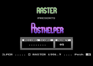 Atari GameBase Posthelper Raster_Software 1991