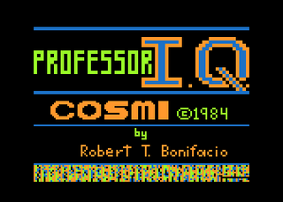 Atari GameBase Professor_I.Q Cosmi 1984
