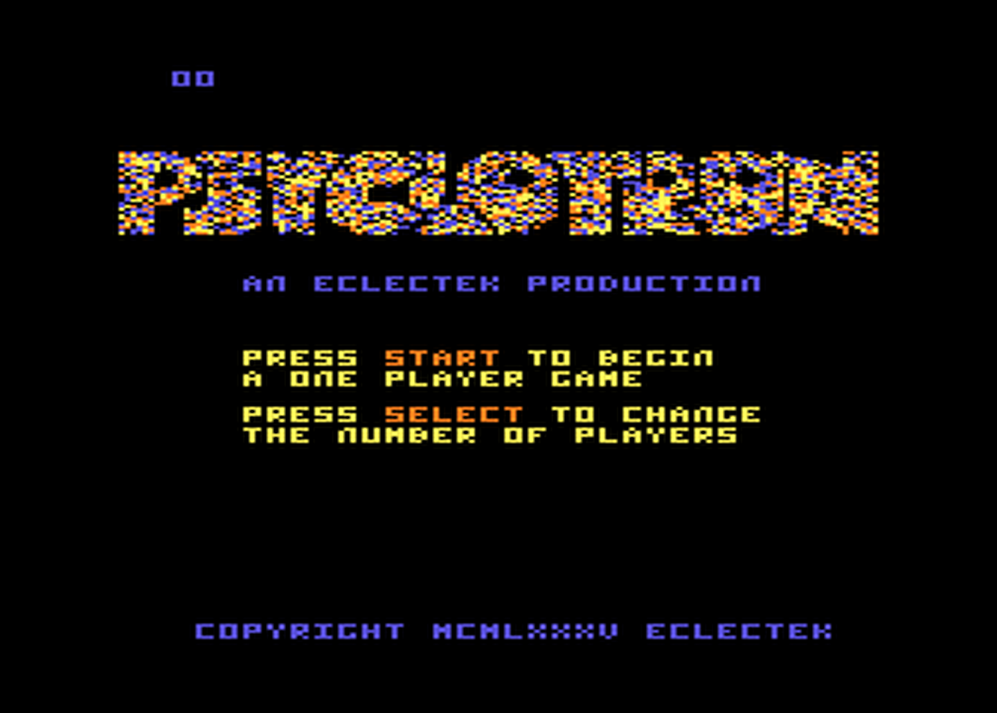 Atari GameBase Psyclotron Eclectek 1985