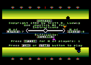 Atari GameBase Quarxon APX 1982