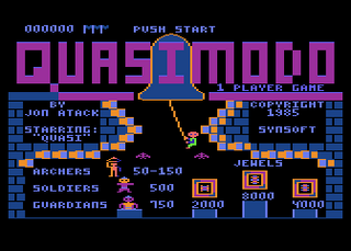 Atari GameBase Quasimodo SynSoft 1985