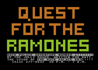 Atari GameBase Quest_for_the_Ramones Rock_Palace_BBS 1984