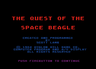 Atari GameBase Quest_Of_The_Space_Beagle,_The Avalon_Hill 1984