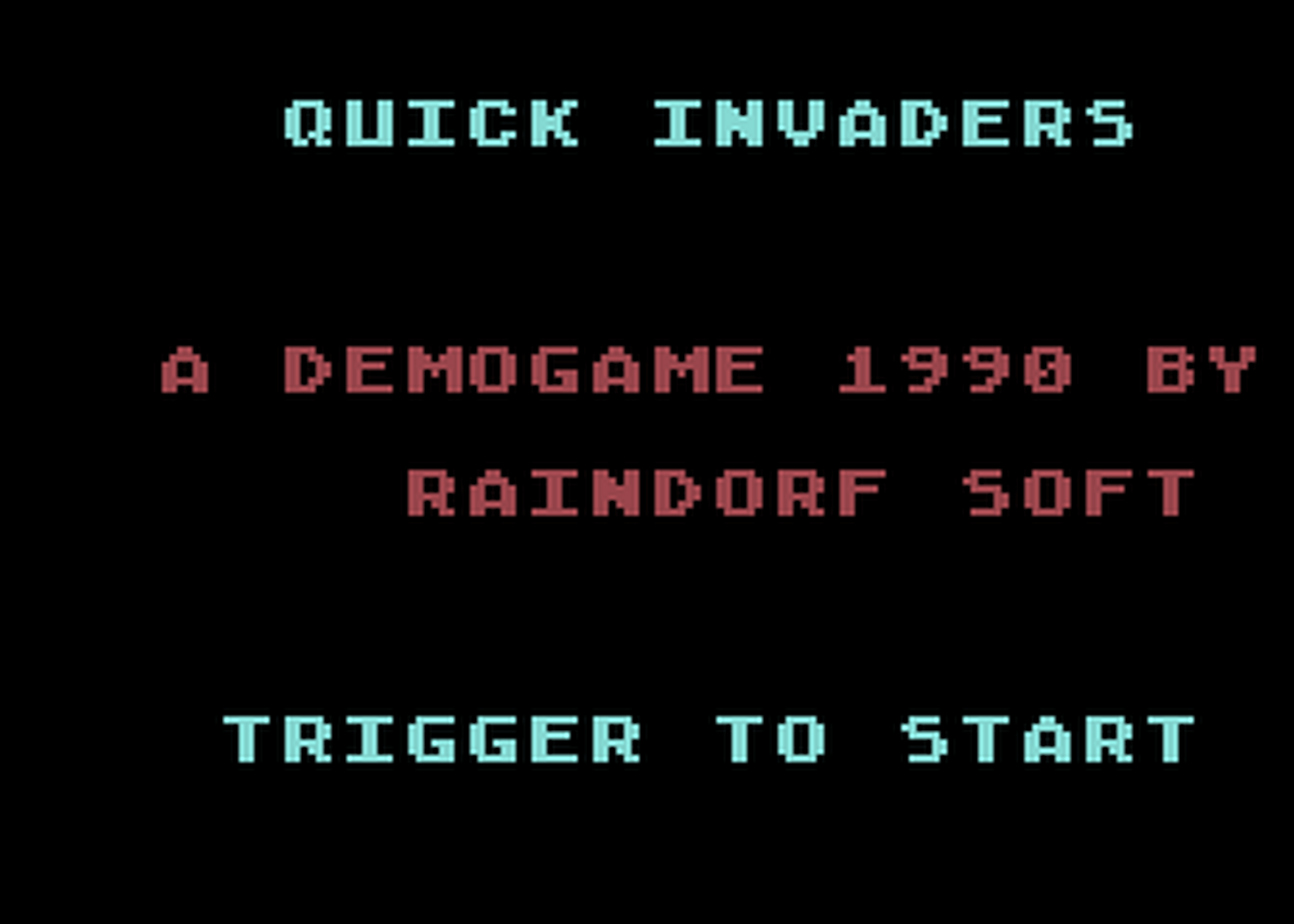 Atari GameBase Quick_Invaders Raindorfsoft 1990