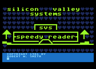 Atari GameBase Rapid_Reader Silicon_Valley_Systems 1982