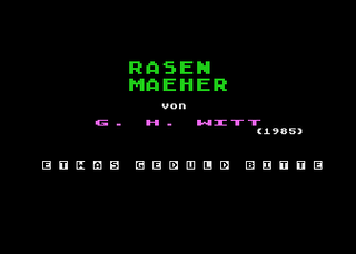 Atari GameBase Rasen-Mäher Europa_Computer_Club 1985