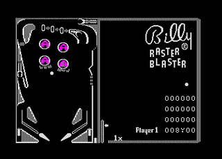 Atari GameBase PCS_-_Raster_Blaster_Pinball BudgeCo 1982