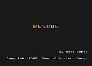 Atari GameBase Rescue ALA_Software 1983