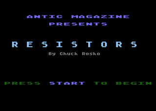 Atari GameBase Resistors Antic 1987