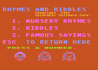Atari GameBase Rhymes_And_Riddles Spinnaker_Software 1982