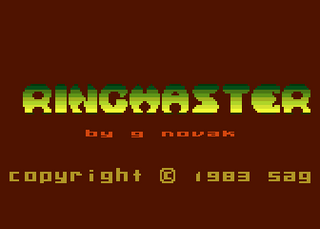 Atari GameBase Ringmaster APX 1983