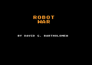 Atari GameBase Robot_War West_Valley_Atari_Users_Group