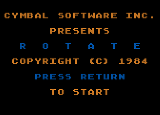Atari GameBase Rotate Cymbal_Software_Inc 1984