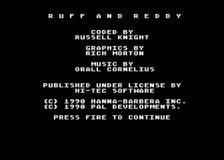 Atari GameBase Ruff_and_Reddy Hi-Tec_Software 1990
