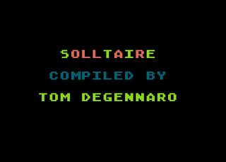 Atari GameBase Solltaire (No_Publisher) 1984