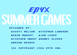 Atari GameBase Summer_Games Epyx 1984