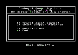 Atari GameBase Survival_Math Sunburst_Communications