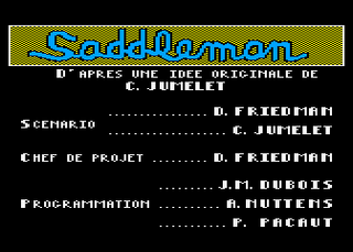 Atari GameBase Saddleman Atari_(France) 1985