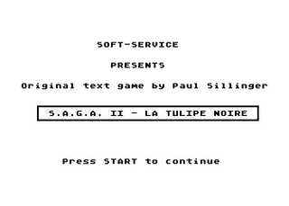 Atari GameBase S.A.G.A._II_-_La_Tulipe_Noire Soft-Service 1991