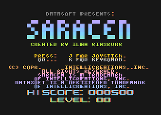 Atari GameBase Saracen Datasoft 1987