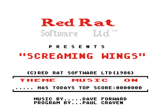 Atari GameBase Screaming_Wings Red_Rat_Software 1986