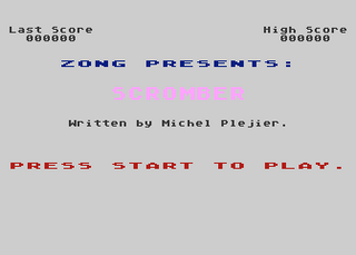 Atari GameBase Scromber Zong 1989