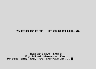 Atari GameBase Secret_Formula_-_Advanced Atari_(USA) 1983