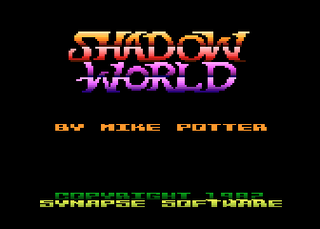 Atari GameBase Shadow_World Synapse_Software 1982