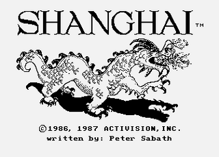Atari GameBase Shanghai Activision 1987