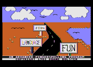 Atari GameBase Sign_Language_Fun D_&_D_Computer_Products 1983