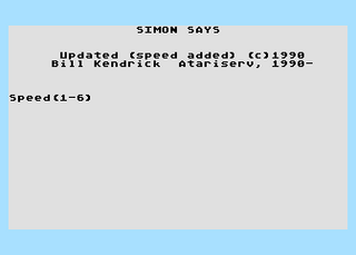 Atari GameBase Simon_Says Atariserve 1990