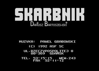 Atari GameBase Skarbnik ASF 1992