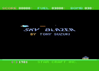 Atari GameBase Sky_Blazer Brøderbund_Software 1983