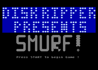 Atari GameBase Smurf! Computronic