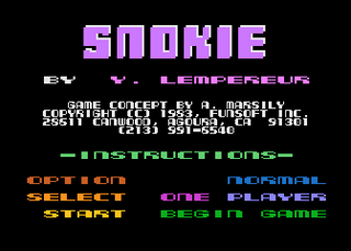 Atari GameBase Snokie Fun_Soft 1983