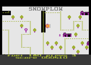 Atari GameBase Snowplow ANALOG_Computing 1988