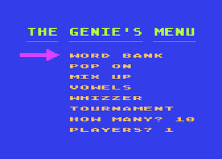 Atari GameBase Spelling_Genie APX 1982