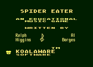 Atari GameBase Spider_Eater Koala_Technologies 1983