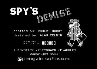 Atari GameBase Spy's_Demise Penguin_Software 1983