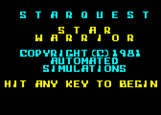 Atari GameBase Starquest_-_Star_Warrior Epyx 1981