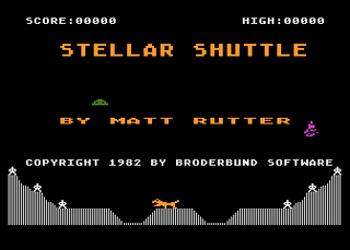 Atari GameBase Stellar_Shuttle Brøderbund_Software 1982