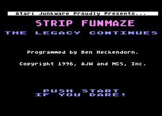 Atari GameBase Strip_FunMaze Micro-Comp_Software 1996