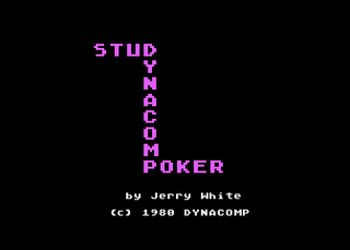 Atari GameBase Stud_Poker Dynacomp 1980