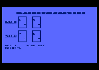 Atari GameBase Stud_Poker Dynacomp 1980