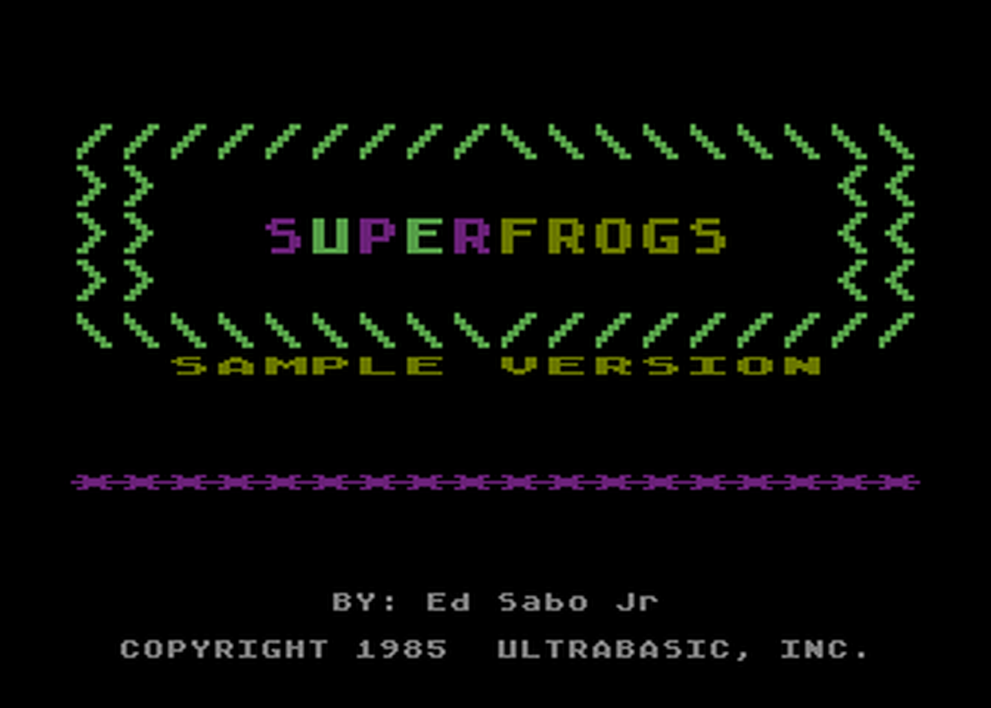 Atari GameBase SuperFrogs_Funspeller UltraBASIC,_Inc. 1985
