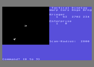 Atari GameBase Tactrek APX 1982